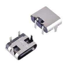 USB-C, THT-90, 2 piny 